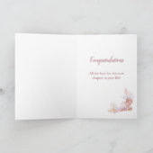 Retirement Beach Coastal Seashell Karte (Innenseite)