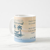 Retirement Beach Hammock Kaffeetasse (Vorderseite Links)