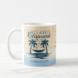 Retirement Beach Hammock Kaffeetasse