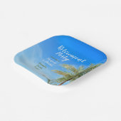 Retirement Beach Thema Party Freunde Essen Spaß Pappteller (Gewinkelt)