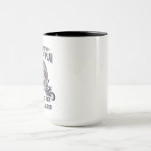 Retirement Biker Dad Custom Picture Tasse (Zentrum)