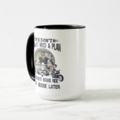 Retirement Biker Dad Custom Picture Tasse (Vorderseite Links)
