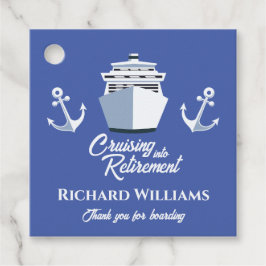 Retirement Cruising into Retirement Cruise Ship  Geschenkanhänger