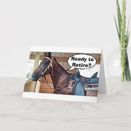 RETIREMENT=ES MUSS ODER WILL NICHT KARTE (Vorderseite)