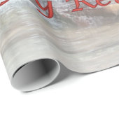 Retirement Garden Waterfall Cascade Wrap Paper Geschenkpapier (Rolleneckpunkt)