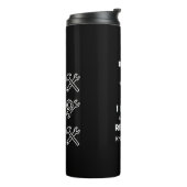 RETIREMENT Geschenk Männer Funny VATER GRANDPA HUS Thermosbecher (Nach links gedreht)