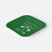 Retirement Golf Modernes Emblem Golf Clubs müde Pappteller (Gewinkelt)