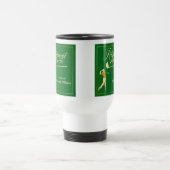 Retirement Golf Party Classic Green Golden Player  Reisebecher (Mittel)