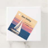 Retirement Gone Sailing Sailboat Sunset Ocean Geschenkanhänger (Beispiel)
