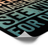 Retirement Humor Party Retired Under New Managemen Poster (Ecke)