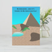 Retirement is going to be Monumental Einladung (Stehend Vorderseite)