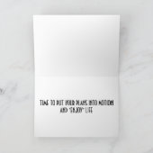 RETIREMENT IST ZEIT, IHNEN LEBENSSCHÜLER ZU FEIERN KARTE (Innenseite)