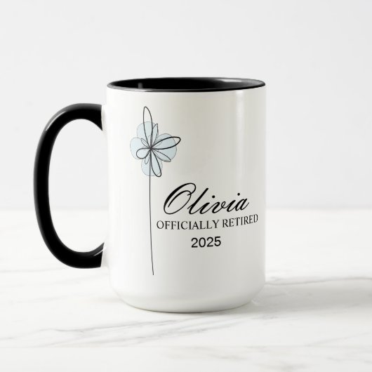 Retirement Mug, Personalized Happy Retirement Cup, Tasse (Links)
