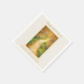Retirement Napkin | Autumn Path Countryside Scene Serviette (Ecke)