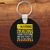 Retirement Novelty For Men Women Dad Grandpa Retir Schlüsselanhänger (Vorderseite)