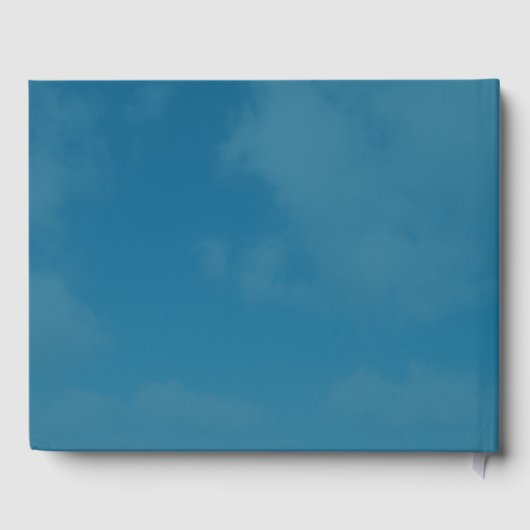 Retirement Party Guest book with Airplane Design 3 Gästebuch (Rückseite)