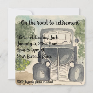 Retirement party invitation einladung