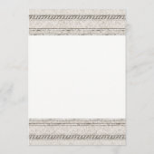 Retirement party invitation with elegant design einladung (Rückseite)