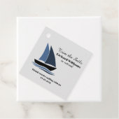 Retirement Party Nautical Sailing Theme Modern  Geschenkanhänger (Beispiel)