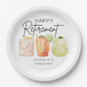 Retirement Party Pappteller (Vorderseite)