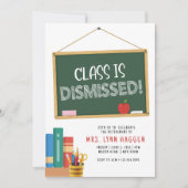 Retirement Party, Teacher, Schools out Einladung (Vorderseite)