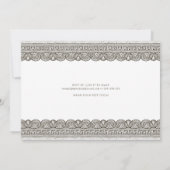 RETIREMENT PARTY with stone elements Einladung (Rückseite)