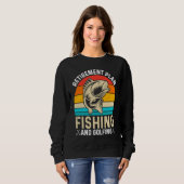 Retirement Plan Fishing and Golfing  Fisherman Gol Sweatshirt (Vorne ganz)