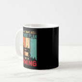 Retirement Plan I Plan On Farming Funny Farmer Kaffeetasse (Vorderseite Links)