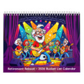 Retirement Reboot - 2026 Bucket List Calendar Kalender (Titelbild)