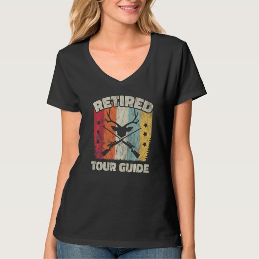 Retirement Retired Tour Guide T-Shirt (Vorderseite)