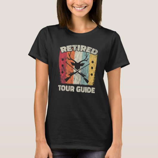 Retirement Retired Tour Guide T-Shirt (Vorderseite)