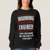 Retirement Retiree Engineering Retired Aerospace E Sweatshirt (Vorderseite)