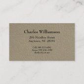 Retirement - Rip Van Winkle image business Telefonnummerkarte (Rückseite)