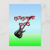 RETIREMENT ROCKS, beliebtes Design, Postkarte (Vorderseite)