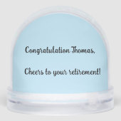 Retirement Schneekugeln (Rückseite)