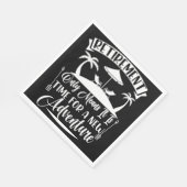 Retirement Time For A New Adventure Retirement Serviette (Ecke)