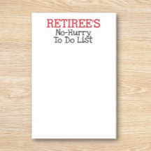 Retires humorvolle To do-Liste