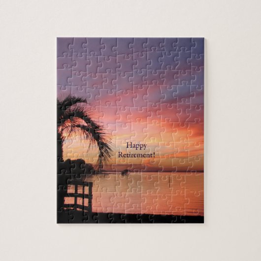 Retirment Florida Sonnenuntergang Puzzle (Vertikal)