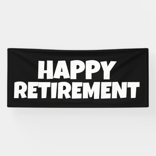 RETIRMENT PARTY BANNER (Horizontal)
