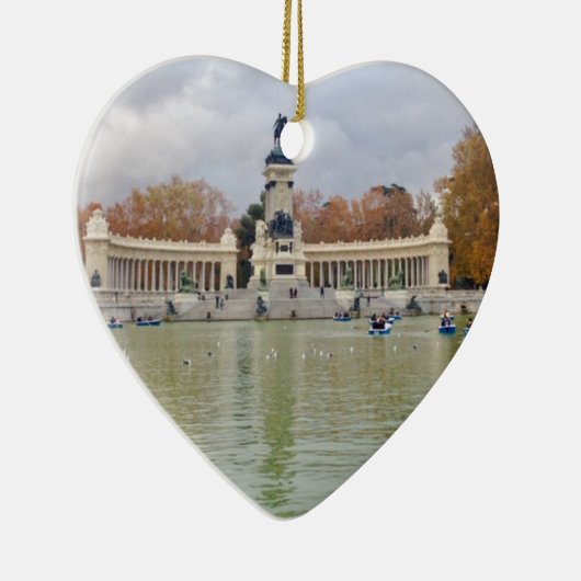 Retiro Park, Madrid, Spanien Keramik Ornament (Rechts)