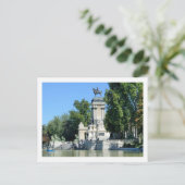 Retiro Park, Madrid, Spanien Postkarte (Stehend Vorderseite)