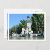 Retiro Park, Madrid, Spanien Postkarte (Vorne/Hinten)