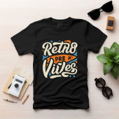 Retns Pre Vibes Printed Modern Black Men Tshirt
