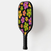 Reto 1960er Style Mid Mod Floral Pattern Pickleball Schläger (Links)