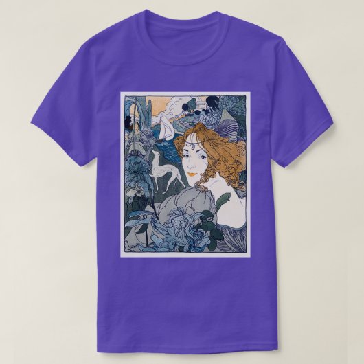 Retour 1897 von Georges de Feure T-Shirt (Design vorne)