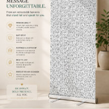 Retraktable Roll-Up-Banner | Benutzerdefiniertes Z