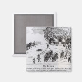 Retreat, veröffentlicht 1775 magnet (Vorderseite/Rückseite)