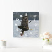 Retrieval Quadratische Wanduhr (Zuhause)