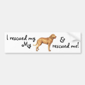 Retriever Autoaufkleber (Vorne)