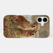 Retriever Buddies iPhone 16 Hülle (Rückseite (Horizontal))